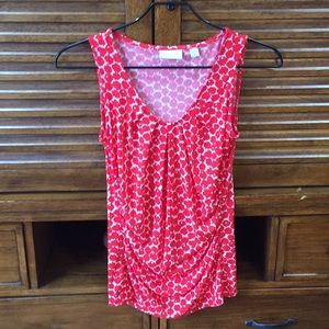 Cute red and white blouse